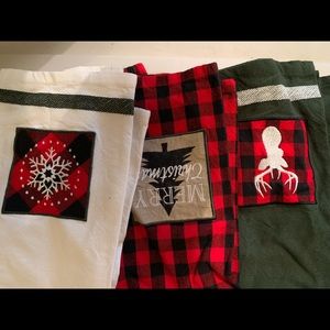 Christmas set of 3 kitchen towels